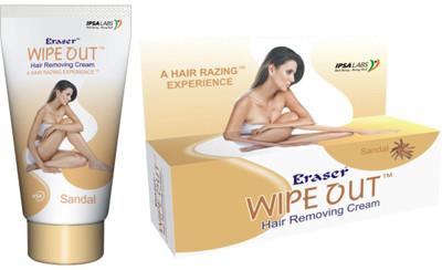 

Eraser Wipe Out Hair Removing Cream(sandal) 25gm Cream(45 g)