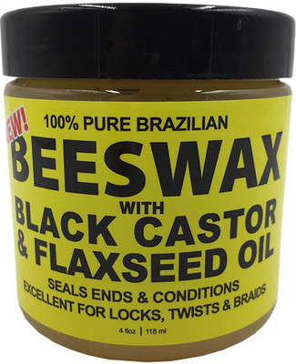 

Ecoco style black castor & flaxseed oil bees wax 4oz Gel(118 ml)