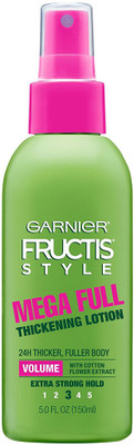 

Garnier Fructis Style Mega Full Thickening Lotion, All Hair Types, 5 oz. (Packaging May Vary) Hair Styler