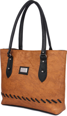 

Pink Flower Shoulder Bag(Tan)