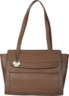 

Butterflies Hand-held Bag(Brown)