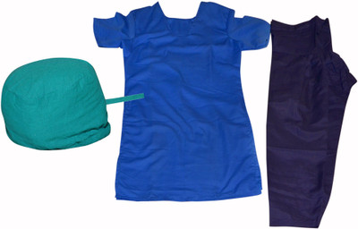 

SR SR-601 Pant Hospital Scrub(BLUE & BLACK & GREEN L)