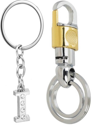 MGP FASHION I alphabet and golden hook gift combo Key Chain