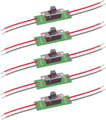 

Kit4Curious PCB Mounted Motor-direction control switch with pre-soldered wire for projects(Multicolor)