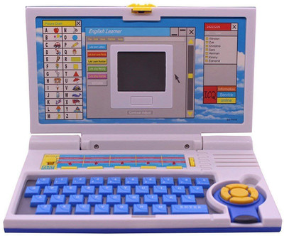 

Akshit English Learner Educational Notebook / Laptop Toys For Kids(Multicolor)