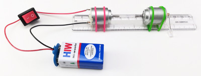 

Kit4Curious Free energy Motor-Generator Set Complete kit with instruction manual(Multicolor)