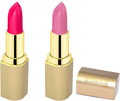 

Bonjour Paris Creamy Matte Lipsticks D5(pink, pink, 8 g)