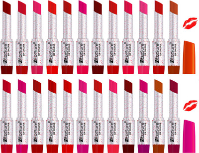 

Forsure Red,Pink,Orange,Peach,Maroon,Brown,Coffee,Nude,Baby Pink,Hot Red,Magenta,Purple,Romantic Pink,Sweet Red Velvet matte Lipstick (Set of 24 Lipsticks)(Hot Red, Pink, Orange, Sweet Red, Magenta, Purple, Nude, Rose Pink, Baby Pink, Maroon, Dark Red, Ma