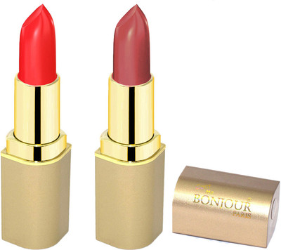 Bonjour Paris Creamy matte lipstick 14(Mauve, red, 8 g)