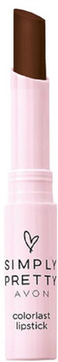 

Avon Simply Pretty Color Last Lipstick-Dark Chocolate(Dark Chocolate)