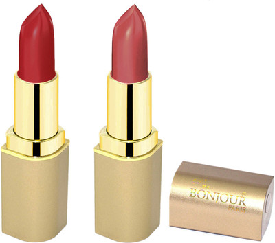 

Bonjour Paris Creamy matte lipstick 12(Mauve, dark red, 8 g)