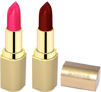 Bonjour Paris Creamy Matte Lipsticks B16(Maroon, Maroon, 8 g)