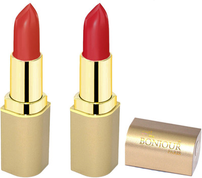 

Bonjour Paris Creamy Matte Lipsticks C17(red, Mauve, 8 g)