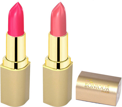 

Bonjour Paris Creamy matte lipsticks A10(pink, nude, 8 g)