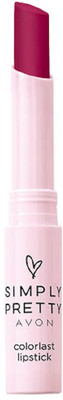 Avon Simply Pretty Color Last Lipstick-Midnight Raspberry(Midnight Raspberry)