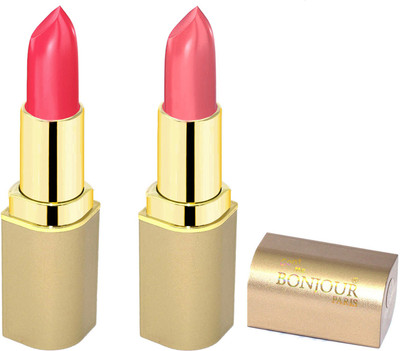 

Bonjour Paris Creamy matte lipsticks A18(pink, dark red, 8 g)