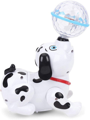 

Sajani Cute Dancing Dog Toy with Reflected 3D Lights & Wonderful Music for Kids, Battery operated, Multicolor(Multicolor)