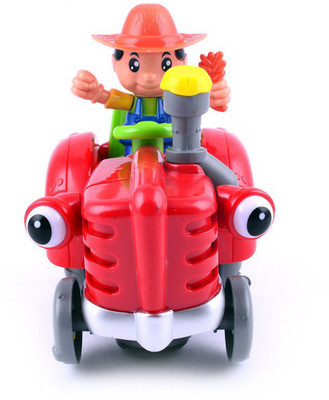 

ToyCart Light & Music Swing Farmer Car Toy For Kids- Red(Red)