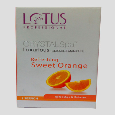 

Lotus Professional Crystal Spa Luxurious Pedicure & Manicure Sweet Orange 1 Session(85 g, Set of 6)