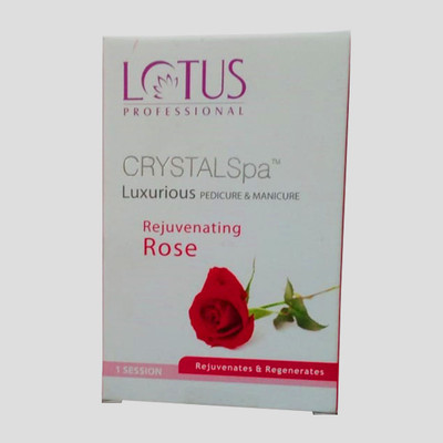 

Lotus Professional Crystal Spa Luxurious Pedicure & Manicure 1 Session(85 ml, Set of 6)