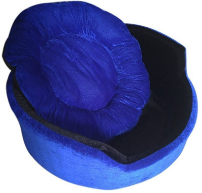 

Hiputee Blue-Black_VELVET_11562_Medium M Pet Bed(Blue, Black)
