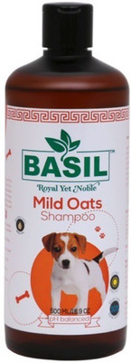 

Basil Allergy Relief, Anti-fungal Basil Mild Oats Dog Shampoo(500 ml)