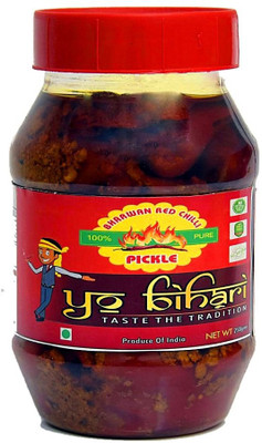 

YO BIHARI Bharwan (Stuffed) Red Chilli Pickle(250 g)