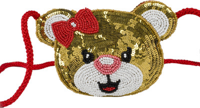 

VASA Embellished across body kids coin purse (Bear) Coin Purse(Multicolor)