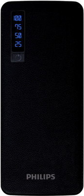 Philips 11000 mAh Power Bank (DLP6006B)(Black, Lithium-ion)