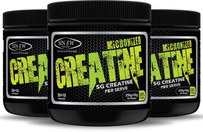 

Sinew Nutrition Micronized Creatine Monohydrate 300gm - Unflavoured (Pack of 3) Creatine(900 g, Unflavored)