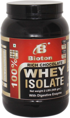 

Bioton 2 LBS 100% Isolate Whey Protein(908 g, Rich Chocolate)
