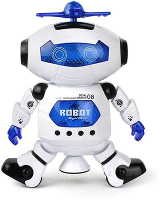 

fizzytech Robot with Dancing 3D Lights and Music, Multi Color(Multicolor)