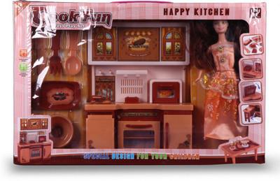 

ToyCart Kitchen Play Set With Doll For Girls