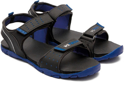 

WILTECH Men Black Blue Sports Sandals