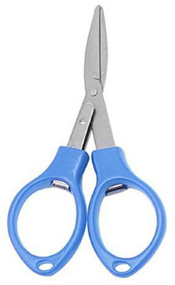 

RAAYA Beard Trimming Scissors For Men And Boys Blue Color Scissors(Set of 1, Blue)