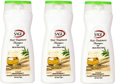 

Sage Herbals Hair Treatment Shampoo Combo Of 3(600 ml)