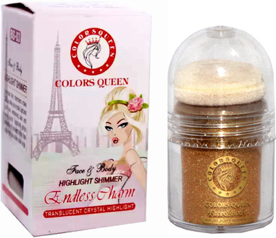 

Colors Queen Face and Body Translucent Crystal Gold Shimmer(Gold)