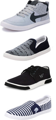 

Trenqs Sneakers For Men(Multicolor, Grey