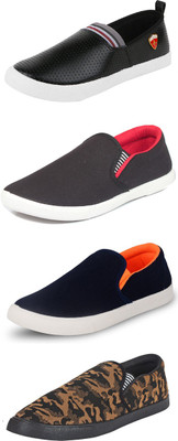 

Wwodcell Loafers For Men(Multicolor, Black