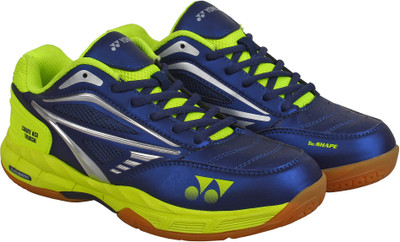 

Yonex Badminton Shoes For Men(Navy, Navy lime lime