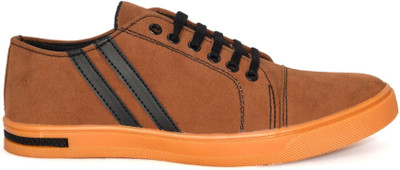

Blue Pop Men's Tan Synthetic Leather Sneaker Casual Shoes Sneakers For Men(Tan