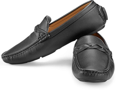 

ALTERATE ALTERATE MEN'S Black Loafers Loafers For Men(Black