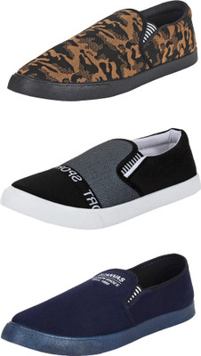 

Trenqs Loafers For Men(Multicolor, Brown