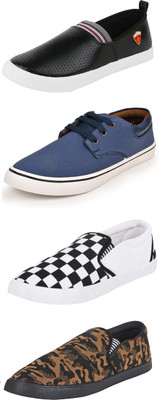 

Trenqs Loafers For Men(Multicolor, Black
