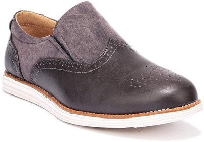 ALTERATE ALTERATE MEN'S Gray Loafers Loafers For Men(Grey