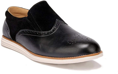 

ALTERATE ALTERATE MEN'S Black Loafers Loafers For Men(Black