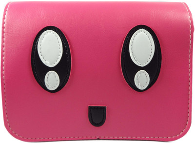 

SB Women Casual Pink PU Sling Bag