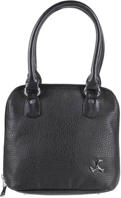 

Mochi Women Casual Black Rexine Hand-held Bag
