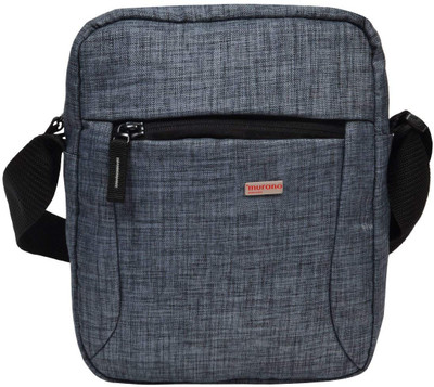 

Murano Men & Women Casual Grey Polyester Sling Bag