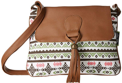 

Kanvas Katha Women Casual Multicolor Canvas Sling Bag